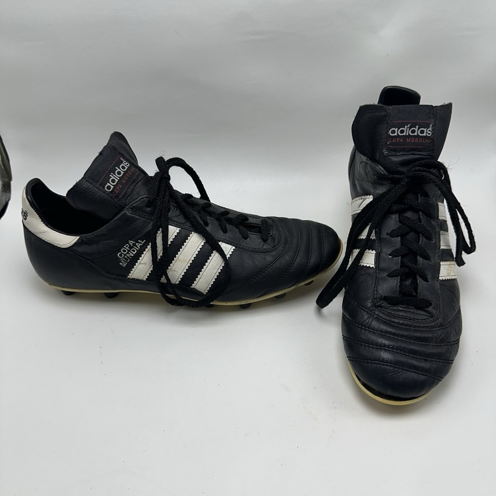 Adidas Copa Mundial Black Soccer‎ Cleats  015508 Germany Men's US 9.5 Vintage